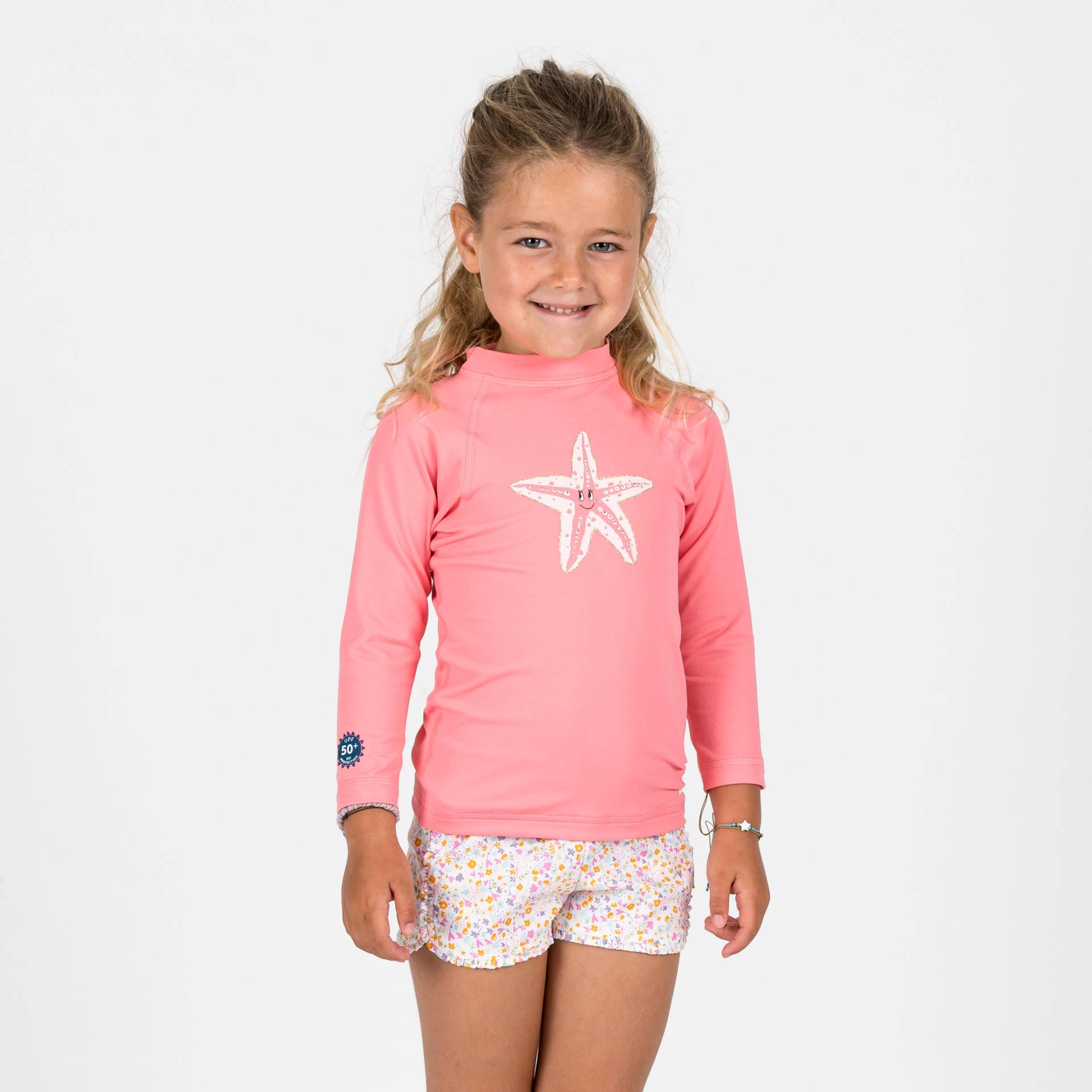 UV-Shirt Baby langarm - Sterne rosa UV-Shirt Baby langarm - Sterne rosa von NABAIJI