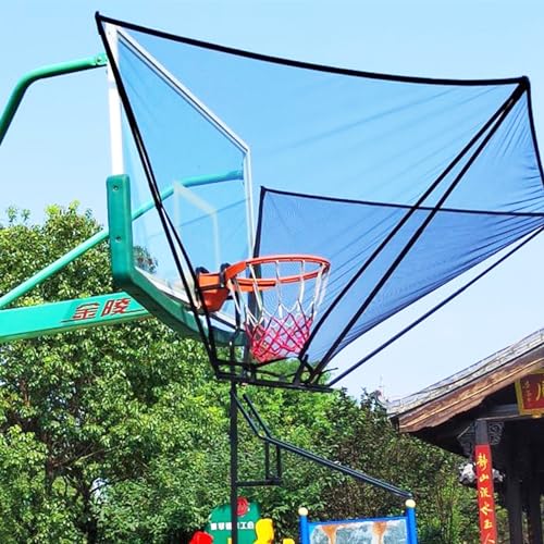 Eisen-Basketball-Trainings-Rücklaufsystem, Basketballkorb-Rücklaufnetz für drinnen und draußen, hängender Rebounder-Fänger-Trainer von NADYE