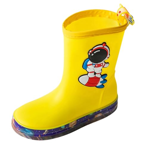 Regenschuhe Mädchen Jungen Wasserdicht Reitstiefel Stiefel Kinder Mädchen rutschfeste Kinder Schneestiefel Bequeme Gummistiefel Kinder Leicht Halbstiefel Rain Boots Kids Boys Regenstiefel Kinder Kurz von NAFING