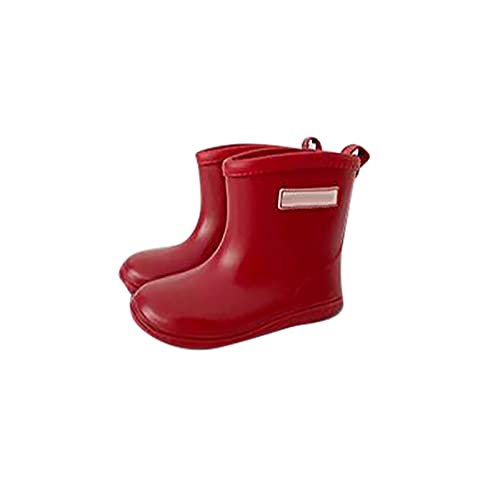 Reitstiefel Stiefel Kinder Mädchen rutschfeste Regenstiefel Kinder Kurz Kinder Schneestiefel Bequeme Regenschuhe Mädchen Jungen Wasserdicht Gummistiefel Kinder Leicht Halbstiefel Rain Boots Kids Boys von NAFING