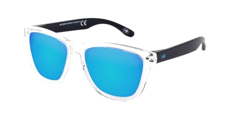 NAIF Unisex-Adult Magaluf Sonnenbrille, Cristal & Black Matte, Mittel von Naïf