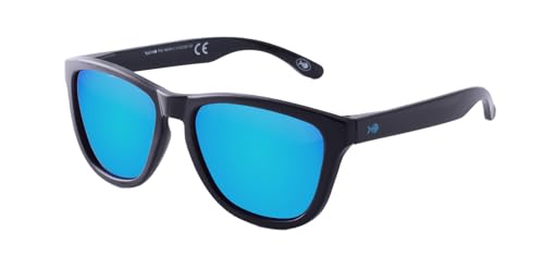 NAIF Unisex-Adult Magaluf Sonnenbrille, Glänzend Schwarz, Mittel von NAIF