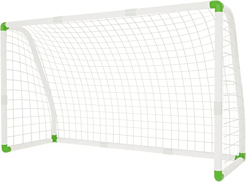 NAIZY Fussballtor für Garten Kinder Torwand für Fußballtor mit Netz 245 x 155CM Schnelle Montage ideal für Park, Strand oder Halle von NAIZY