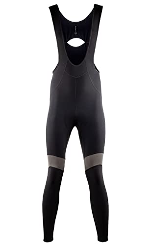 NALINI 03220601100C000.10 New WARM Reflex BIB Tight Herren Tights Schwarz XL von Nalini