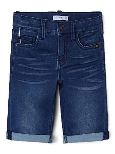 NAME IT Jungen Nkmtheo Xsl Dnm L Shorts 6622-cl Noos, Dark Blue Denim, 92 von NAME IT