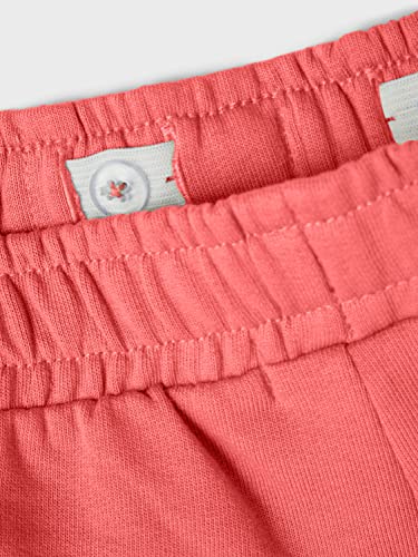 NAME IT Mädchen Nkfdoja Sweat Shorts Unb Noos, Coral, 122 von NAME IT