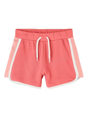 NAME IT Mädchen Nkfdoja Sweat Shorts Unb Noos, Coral, 146 von NAME IT