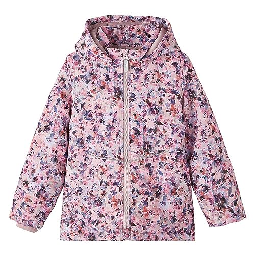 NAME IT Mädchen Nkfmaxi Jacket Flower Dream Noos, Keepsake Lilac, 122 von NAME IT