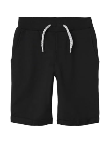 NAME IT Jungen Nkmvermo Long Swe Shorts Unb F Noos Shorts, Schwarz, 170 von NAME IT