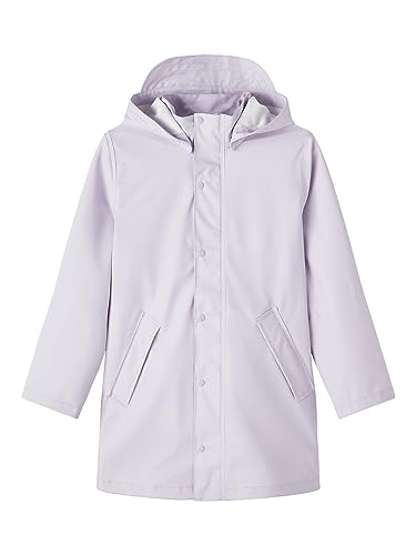 NAME IT Unisex Kinder Nkndry Rain Jacket Long 1fo Noos, Orchid Petal, 116 von NAME IT