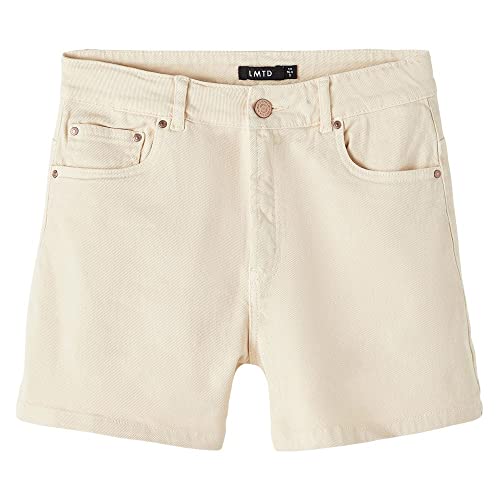 NAME IT Mädchen Nlfcolizza Twi Hw Mom Shorts Noos, Oatmeal, 152 NAME IT Mädchen Nlfcolizza Twi Hw Mom Shorts Noos, Oatmeal, 152 von NAME IT