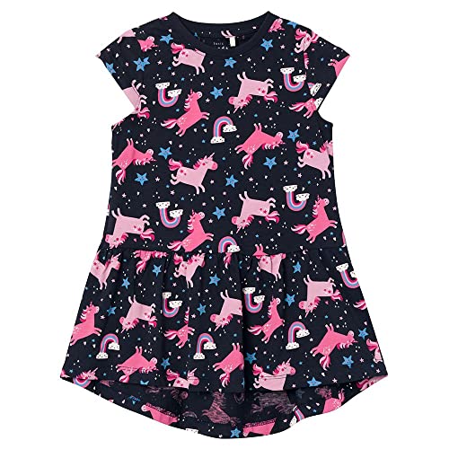 NAME IT Mädchen Nmfvigga Capsl Dress F1 Noos, Dark Sapphire/Aop:unicorn, 92 NAME IT Mädchen Nmfvigga Capsl Dress F1 Noos, Dark Sapphire/Aop:unicorn, 92 von NAME IT