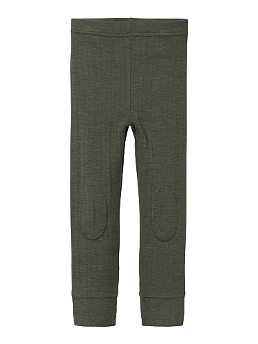 NAME IT Baby - Jungen Nmmwang Wool Ne.longjohn Soli Noos Xxiii Leggings, Beetle, 86 EU von NAME IT