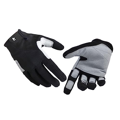 NAMOARLY 1 Paar Kletterhandschuhe Vollfinger rutschfeste Wanderhandschuhe Für Outdoor Sport Taktische Handschuhe Größe L Schwarz Ideal Für Klettern Gewichtheben Und Einsatz von NAMOARLY