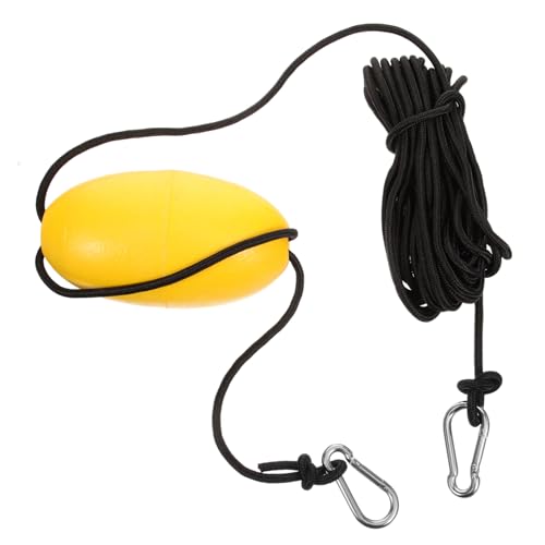 NAMOARLY Ankerboje Aus Nylon Bojenseil Schwimmender Mehrzweckball Kajakboje Schwimmender Ball Zum Angeln Kajak-seilschwimmer Schwimmende Boje Für Boote Kanubojenball Yellow Plastik von NAMOARLY