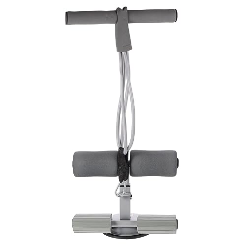 NAMOARLY Bauchtrainer Mit Sit Up Assistent Und Saugnäpfen Tragbares Fitnessgerät Für Effektives Bauchtraining Ideal Für Zuhause Grey Upgrade Version von NAMOARLY