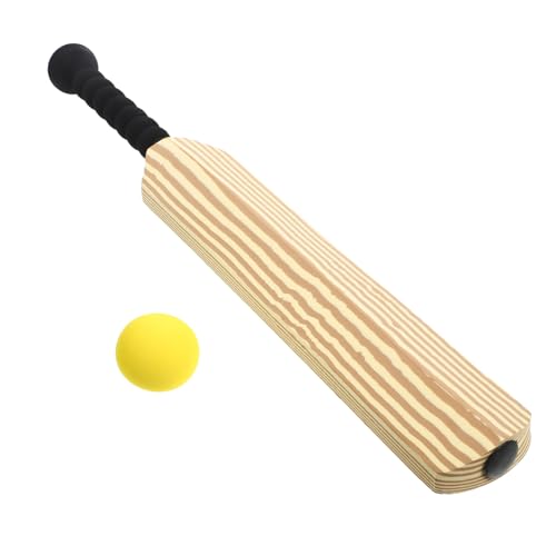 NAMOARLY Cricket Set Für Holzstruktur Interaktives Sportspielzeug Für Drinnen Und Draußen Kreatives Cricket Spielset Für Aktive Ideal Für Strand Und Spielplatz von NAMOARLY