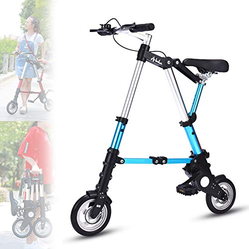 NANANA Fahrrad Faltrad Leicht 8zoll, Cityräder für Damen & Herren, Nabenschaltung Klappräder für Erwachsene, Faltbare City Commuter-Fahrräder, Leicht und Robust, 96x94 cm,Blau NANANA Fahrrad Faltrad Leicht 8zoll, Cityräder für Damen & Herren, Nabenschaltung Klappräder für Erwachsene, Faltbare City Commuter-Fahrräder, Leicht und Robust, 96x94 cm,Blau von NANANA