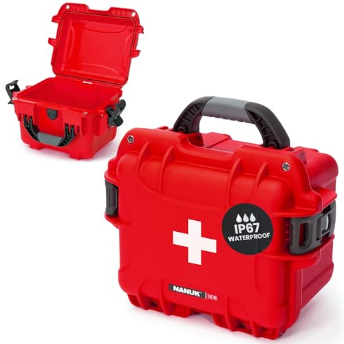 Nanuk 908 Erste-Hilfe-Überlebensausrüstung, wasserdicht, staub- und stoßfest, Erste-Hilfe-Koffer, Rot Nanuk 908 Erste-Hilfe-Überlebensausrüstung, wasserdicht, staub- und stoßfest, Erste-Hilfe-Koffer, Rot von NANUK
