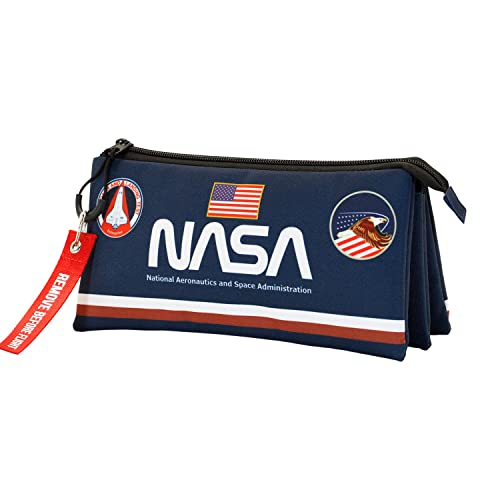 NASA Infinity-FAN Dreifach Federmäppchen, Blau NASA Infinity-FAN Dreifach Federmäppchen, Blau von KARACTERMANIA