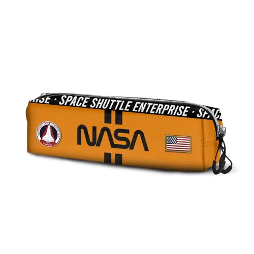 NASA Lines-Fan Quadrat Federmäppchen 2.2, Orange, 22 x 9 cm von NASA