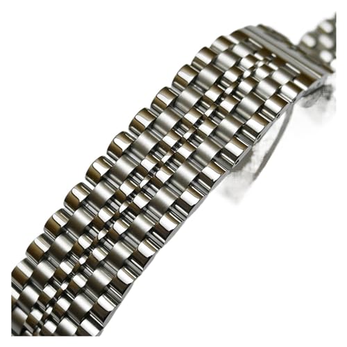 NASUNJIA Edelstahl Uhrenarmband 18mm 20mm 22mm 24mm Breite Uhren Armband Armband Metall Armband Ersatz Armband, 18mm, agate von NASUNJIA