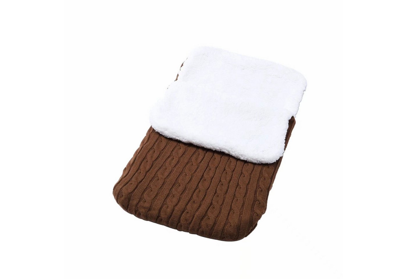 NATICY Babyschlafsack Baby Winter, dicke warme Kinderwagen Strickdecke, Kuscheldecke von NATICY