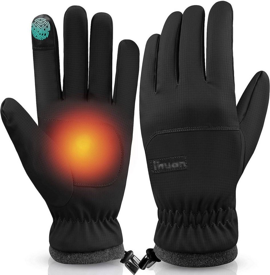 NATICY Fahrradhandschuhe Skihandschuhe Winter Fahrrad Handschuhe,Skihandschuhe Touchscreen Damen Herren Touch Handschuhe von NATICY