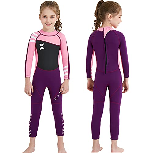 NATYFLY Neoprenanzug Kinder 2.5mm Neopren Thermal Badeanzug Jungen Mädchen Lange/Kurze Ärmel Tauchanzug Zurück Reißverschluss Einteilige Badebekleidung NATYFLY Neoprenanzug Kinder 2.5mm Neopren Thermal Badeanzug Jungen Mädchen Lange/Kurze Ärmel Tauchanzug Zurück Reißverschluss Einteilige Badebekleidung von NATYFLY