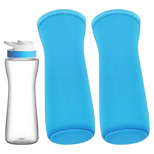 NBOOCUP 2 x Schutzhüllen kompatibel mit 625 ml Cirkul Wasserflaschen, passend für 625 ml Kunststoff- und Edelstahlflaschen, rutschfeste Abdeckung für Cirkul Zubehör, schweißabsorbierendes Material, von NBOOCUP