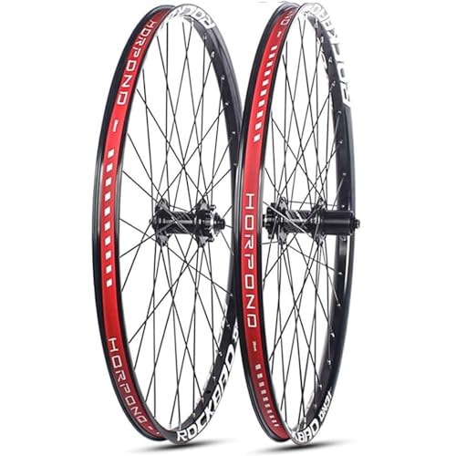 26/27,5/29 Zoll MTB-Laufradsatz,Alu-Legierung,Doppelwandige Felgen,Boost-Steckachsen-Laufradsätze Mit Abgedichtetem Lager Scheibenbremsen-Laufradsatz Passend Für 7–11-Gang-Kassetten,Schwarz,27.5inch 26/27,5/29 Zoll MTB-Laufradsatz,Alu-Legierung,Doppelwandige Felgen,Boost-Steckachsen-Laufradsätze Mit Abgedichtetem Lager Scheibenbremsen-Laufradsatz Passend Für 7–11-Gang-Kassetten,Schwarz,27.5inch von NBTRXWAFR