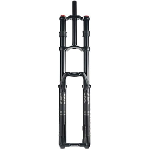 NBTRXWAFR 200Mm Federweg MTB Luft-Federgabel, 27,5/29In Mountainbike Federgabel 15 * 110Mm Achse Doppelte Schultergabel Fahrrad Federgabel,Schwarz,27.5inch von NBTRXWAFR