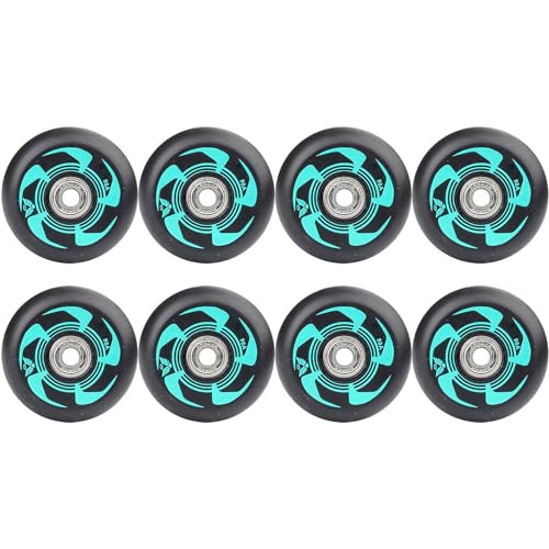 NBTRXWAFR Inlineskate-Rollen Rollschuh-Bremsrad Mit ABEC-9-Kugellagern, 72 Mm, 76 Mm, 80 Mm, 90 A, Hockey 8 Stück,Grün,80mm NBTRXWAFR Inlineskate-Rollen Rollschuh-Bremsrad Mit ABEC-9-Kugellagern, 72 Mm, 76 Mm, 80 Mm, 90 A, Hockey 8 Stück,Grün,80mm von NBTRXWAFR