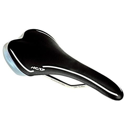 NC-17 CC Fahrrad Sattel XC Ti / All Mountain, MTB, BMX, Cross Country Fahrradsattel / Fahrradsitz / schwarz / 7 mm Titan Gestell, 192 Gramm NC-17 CC Fahrrad Sattel XC Ti / All Mountain, MTB, BMX, Cross Country Fahrradsattel / Fahrradsitz / schwarz / 7 mm Titan Gestell, 192 Gramm von NC-17