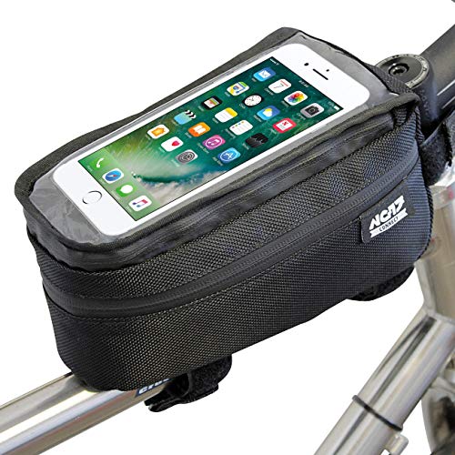NC-17 Fahrrad Oberrohr Rahmentasche XL Handytasche für Smartphone bis 15,8cm Länge mit Touchscreen für MTB Rennrad Ebike NC-17 Fahrrad Oberrohr Rahmentasche XL Handytasche für Smartphone bis 15,8cm Länge mit Touchscreen für MTB Rennrad Ebike von NC-17