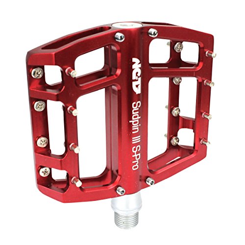NC-17 Sudpin III S-Pro Aluminium Plattform Pedale | Fahrrad Pedale MTB und BMX | Dirt und Freeridestyle optimiert | Fahrradpedale E-Bike, Citybike 9/16 Zoll | Höhe auf 15mm reduziert inkl. Ersatzpins NC-17 Sudpin III S-Pro Aluminium Plattform Pedale | Fahrrad Pedale MTB und BMX | Dirt und Freeridestyle optimiert | Fahrradpedale E-Bike, Citybike 9/16 Zoll | Höhe auf 15mm reduziert inkl. Ersatzpins von NC-17