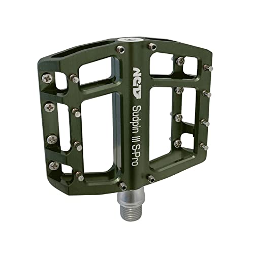 NC-17 Sudpin III S-Pro Aluminium Plattform Pedale | Fahrrad Pedale MTB und BMX | Dirt und Freeridestyle optimiert | Fahrradpedale E-Bike, Citybike 9/16 Zoll | Höhe auf 15mm reduziert inkl. Ersatzpins NC-17 Sudpin III S-Pro Aluminium Plattform Pedale | Fahrrad Pedale MTB und BMX | Dirt und Freeridestyle optimiert | Fahrradpedale E-Bike, Citybike 9/16 Zoll | Höhe auf 15mm reduziert inkl. Ersatzpins von NC-17
