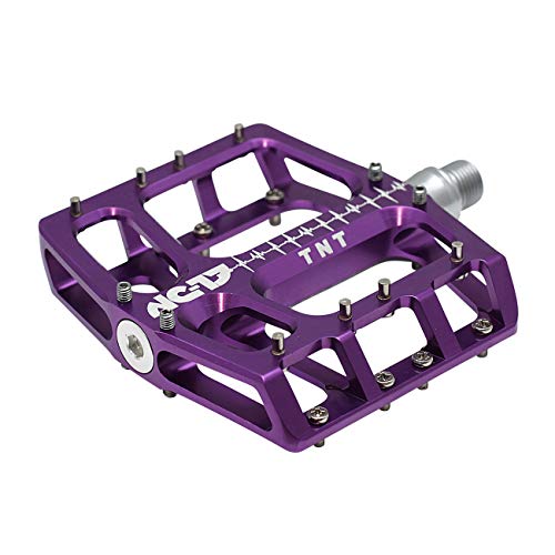 NC-17 Sudpin IV XL TNT Aluminium Plattform Pedale / Mountainbike Pedal / BMX Pedal / flache Bauhöhe 17,7 mm / Fail Safe System / Präzisionslager + Cr-Mo Achse / inkl. Ersatzpins von NC-17