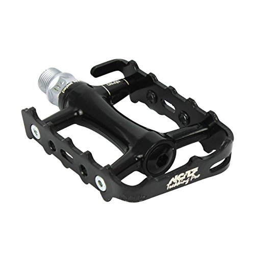 NC-17 Trekking Pro Pedal mit Reflektoren / Fahrrad Pedale MTB / Mountainbike Pedal / Kugellager + Cr-Mo Achse, Farbe: schwarz NC-17 Trekking Pro Pedal mit Reflektoren / Fahrrad Pedale MTB / Mountainbike Pedal / Kugellager + Cr-Mo Achse, Farbe: schwarz von NC-17