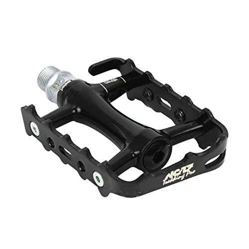 NC-17 Trekking Pro Pedal mit Reflektoren / Fahrrad Pedale MTB / Mountainbike Pedal / Kugellager + Cr-Mo Achse, Farbe: schwarz von NC-17