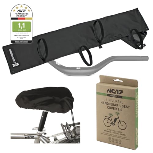 NC-17 Universal Lenkerschutz Ebike mit Sattelschutz │E Bike Fahrrad Lenkerschutzhülle│Transportschutz für Heckträger│Fahrradträger│Schutzhülle E-Bike│Regenschutz und robust NC-17 Universal Lenkerschutz Ebike mit Sattelschutz │E Bike Fahrrad Lenkerschutzhülle│Transportschutz für Heckträger│Fahrradträger│Schutzhülle E-Bike│Regenschutz und robust von NC-17