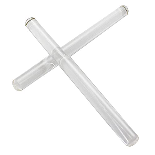 NC 1Pcs Acrylic Rolling Stick Roll Stick Rod Rolling Pin Clear Acrylic Rolling Pin Solid Clay Roller Rolling Clay Bar for DIY Art Craft Shaping, Smoothing, Sculpting von NC