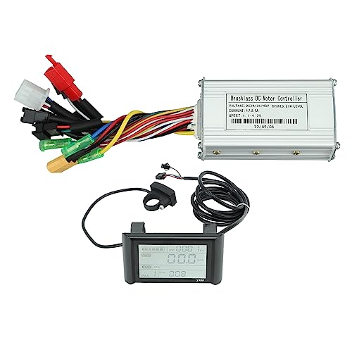NDNCZDHC 250W-350W Elektroroller-Controller Mit LCD-Display, Bürstenloses Controller-Kit aus Aluminiumlegierung Für 0,87-Zoll-Lenker von NDNCZDHC