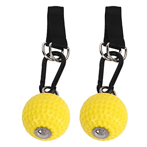 NDNCZDHC Kletter-Klimmzug-Haltegriffe mit Riemen, 7,2 cm, rutschfeste Handgriffe, Ball-Krafttrainer, Trainingsgerät für Fitness, Training von NDNCZDHC