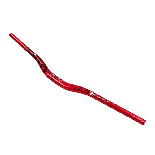 NDNCZDHC Mountainbike-Lenker aus Aluminiumlegierung, rutschfeste Lenkererhöhung, Fahrradlenker mit 31,8 mm Montagedurchmesser (Red) von NDNCZDHC