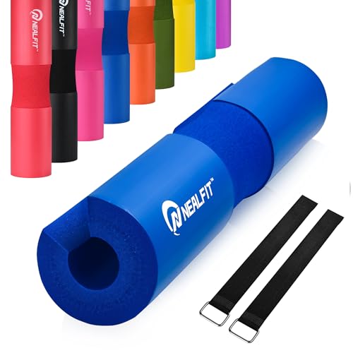 NEALFIT Langhantel Polster, Hip Thrust Polster für Langhantelstange, Extra Dicke Nackenpolster Langhantel, Barbell Pad nackenschutz für Squats, Booty Training, Gym NEALFIT Langhantel Polster, Hip Thrust Polster für Langhantelstange, Extra Dicke Nackenpolster Langhantel, Barbell Pad nackenschutz für Squats, Booty Training, Gym von NEALFIT