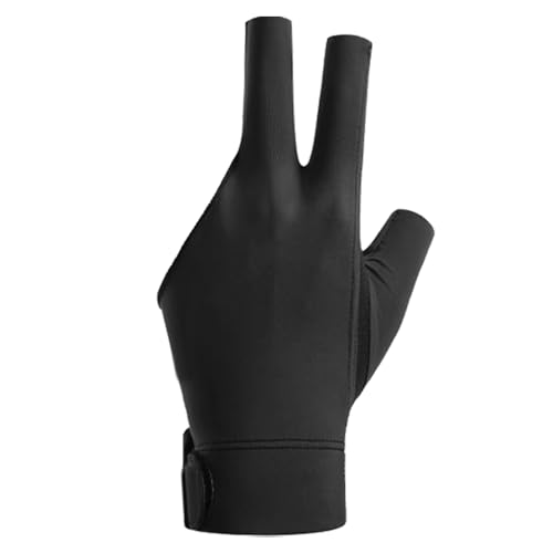 NEECS Billard-Handschuhe, bequem, ultradünn, rutschfest, verstellbar, 3-Finger-Pool-Tischhandschuhe für Sport, Erwachsene, Liebhaber von NEECS