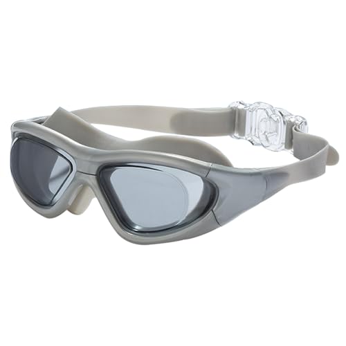 Schwimmbrille für Pool-Brillen, Anti-Beschlag-Schwimmbrille, UV-Schutz, mit buntem Design, Anti-Beschlag-Schwimmbrille mit verstellbarem Riemen für klare Sicht, bequeme und sichere Passform, von NEECS