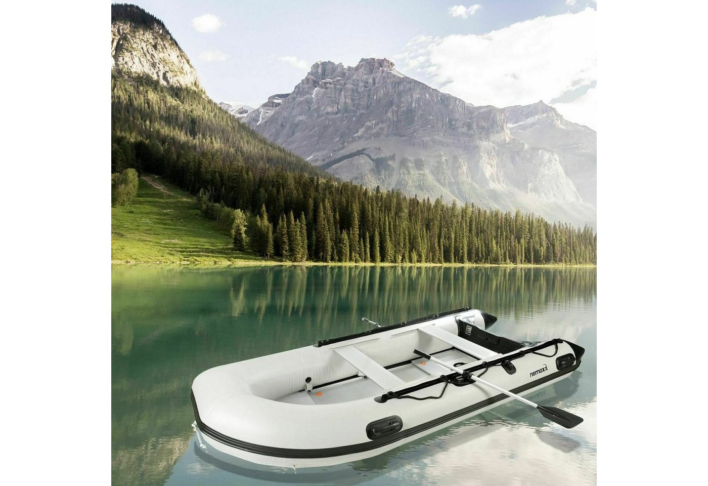 NEMAXX Schlauchboot Professional Schlauchboot inkl. 2 Paddel, 565 kg max Zuladung von NEMAXX
