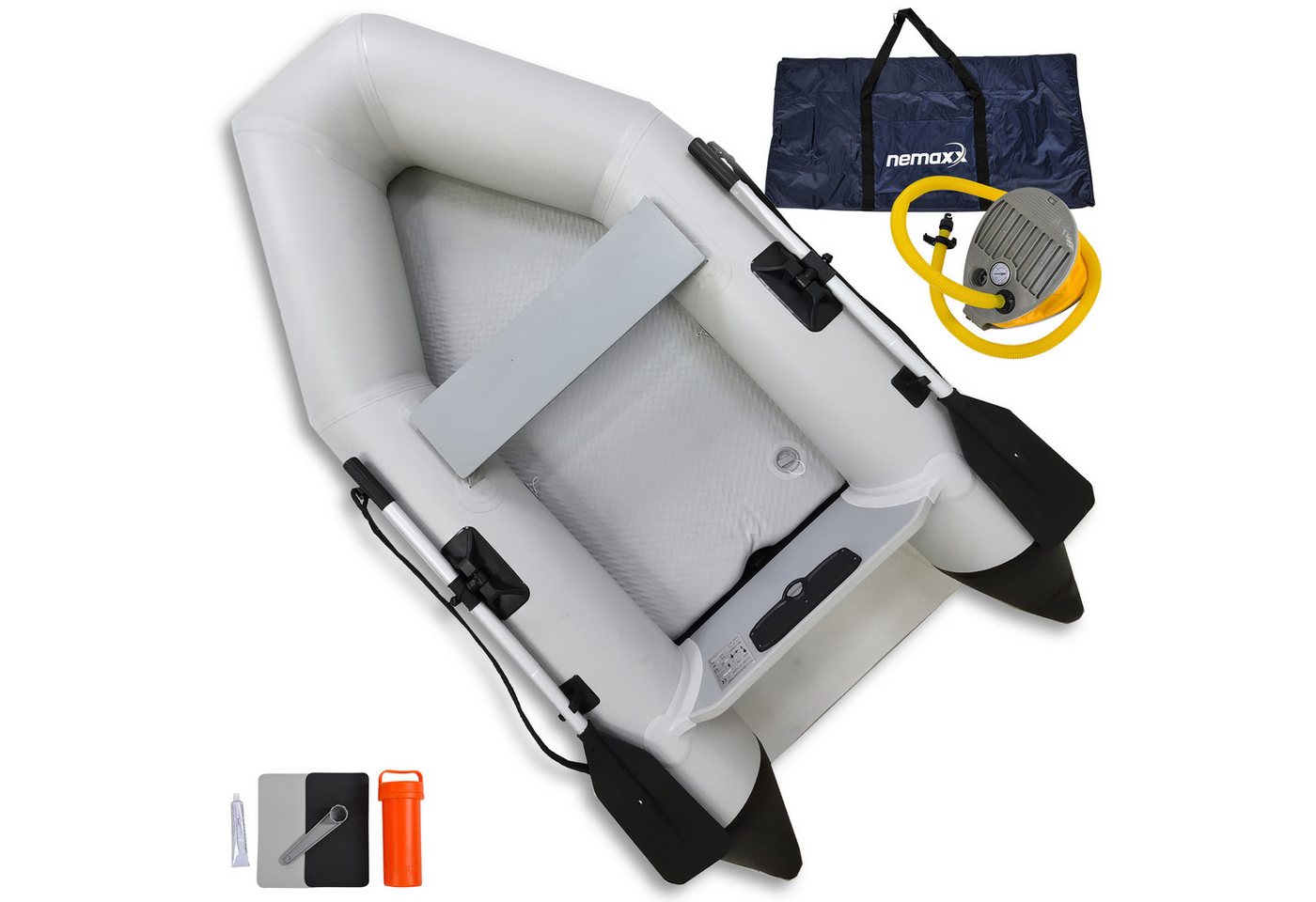 NEMAXX Schlauchboot Schlauchboot 230 cm Paddelboot für 2 Personen Sportboot Ruderboot von NEMAXX